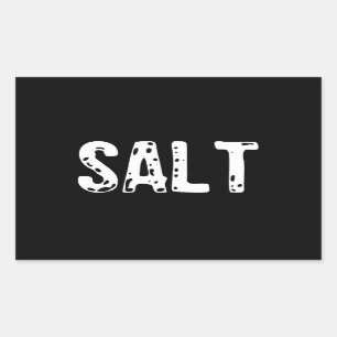 Salzkostüm - Salz und Pfefferkostüm Rechteckiger Aufkleber