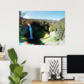 Salzkreuzer Wasserfall, Oregon 3D-Anaglyph-Poster Poster (Heimbüro)