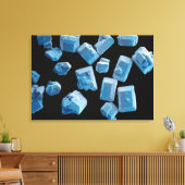 Salzkristalle (NaCl) Leinwanddruck (Insitu (Wohnzimmer))