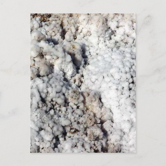 Salzkristalle Postkarte (Vorderseite)