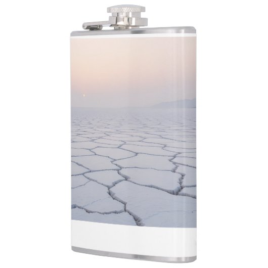 Salzlatten bei Morgendämmerung: Ätherische Minimal Flachmann (Links)