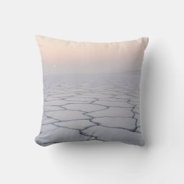 Salzlatten bei Morgendämmerung: Ätherische Minimal Kissen