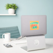 Salzluft jagen aufkleber (Laptop auf Schreibtisch)