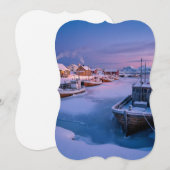 Salzluft Winter Einladung (Vorne/Hinten)