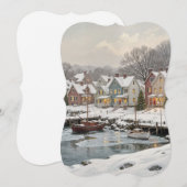 Salzluft Winter Einladung (Vorne/Hinten)