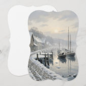 Salzluft Winter Einladung (Vorne/Hinten)
