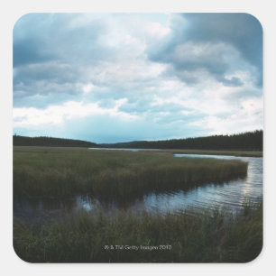 Salzmarsche Quadratischer Aufkleber