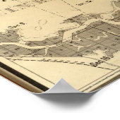 Salzmoor und Gezeitengebiete Poster (Ecke)