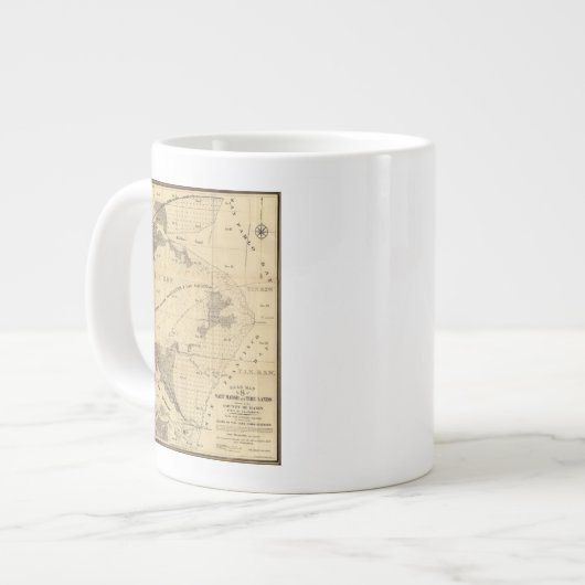 Salzmoore und Gezeitengebiete Jumbo-Tasse (Vorderseite Links)