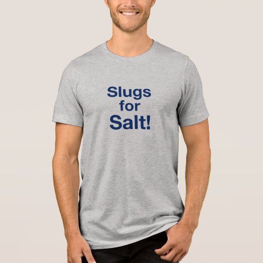 Salzschlauch Tri-Blend Shirt (Vorderseite)