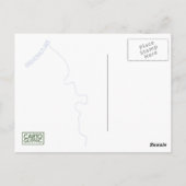 Salzsee Postkarten: Wasatch Green Postkarte (Rückseite)