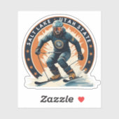 Salzsee Städtische Skigebiete Utah Aufkleber (Blatt)