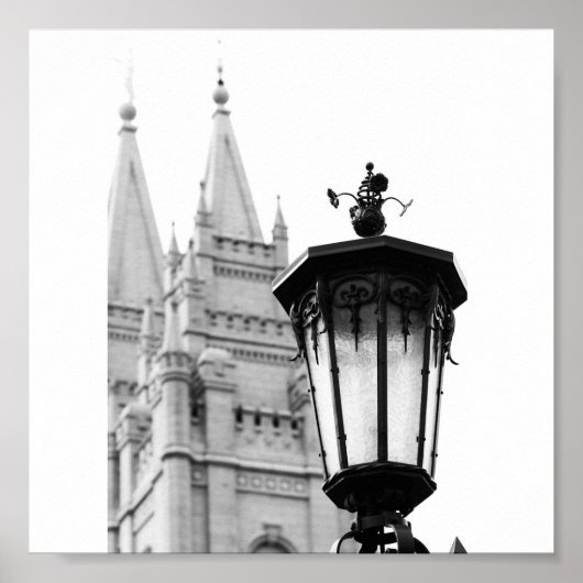 Salzsee-Tempel Poster (Vorne)