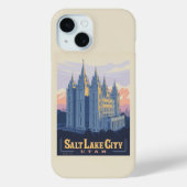 Salzsee-Tempel | Salt Lake City, Utah Case-Mate iPhone Hülle (Rückseite)