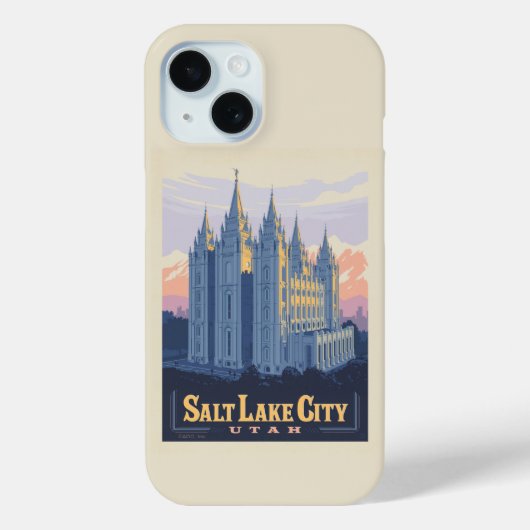 Salzsee-Tempel | Salt Lake City, Utah Case-Mate iPhone Hülle (Rückseite)
