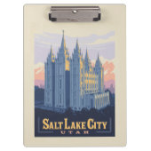 Salzsee-Tempel | Salt Lake City, Utah Klemmbrett (Vorderseite)