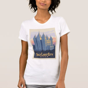 Salzsee-Tempel   Salt Lake City, Utah T-Shirt