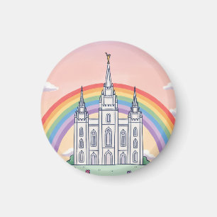 Salzseestadt-Tempel Magnet