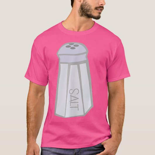 Salzstreuer Halloween passendes Salz oder Pfeffer T-Shirt (Vorderseite)