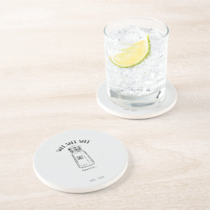 Salzstreuer verloren - gefallen getränkeuntersetzer