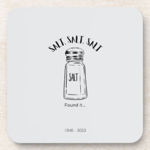 Salzstreuer verloren - gefallen getränkeuntersetzer