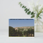 Salzungen mit Schloss, aus Seeberg, Thüringen Postkarte (Stehend Vorderseite)