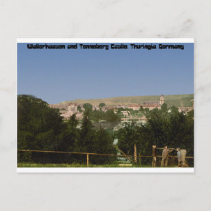 Salzungen mit Schloss, aus Seeberg, Thüringen Postkarte