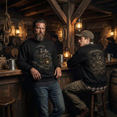 Salzverfluchter Kapitän – Tote Männer prahlen nich Sweatshirt