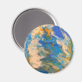 Salzwasser abstrakt magnet (Vorderseite/Rückseite)