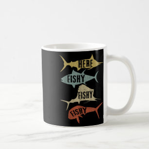 Salzwasser-Angeln Geschenkideen Lustig Vintage Hie Kaffeetasse