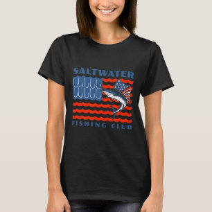 Salzwasser-Anglerclub Grafik 4. Juli Neuheit T-Shirt