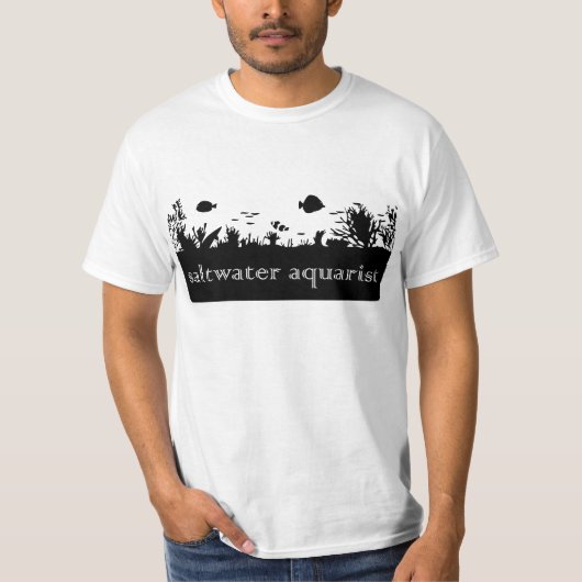 Salzwasser Aquarist T-Shirt (Vorderseite)