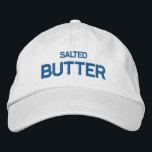 Salzwasser Bestickte Baseballkappe<br><div class="desc">Fügen Sie Ihrem Kleiderschrank eine Touch herzhaften Stils mit unserem Salted Butter bestickten Baseball Cap hinzu. Diese Kappe zeichnet sich durch eine skurrile Gestaltung eines gesalzenen Butterkits aus, bestickt für ein hochwertiges Finish. Egal, ob Sie einen lässigen Tag ausgehen oder ein paar Bestellungen machen, diese Kappe wird Ihnen sicher einen...</div>