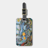 Salzwasser Gepäckanhänger (Vorderseite vertikal)