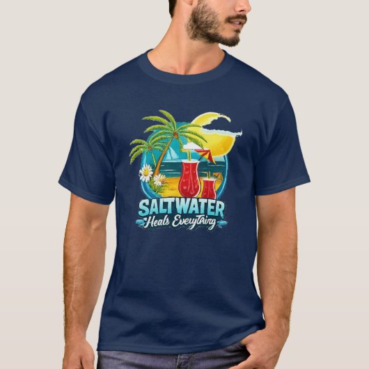 SALZWASSER HEILUNG T-Shirt (Vorderseite)