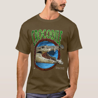 Salzwasser-Krokodil-T-Shirt T-Shirt