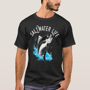Salzwasser Life Design Sea Fishing Fisherman T-Shirt