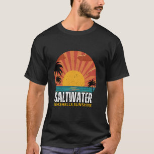 Salzwasser Muscheln Sonnenschein Sommer Letzter Ta T-Shirt