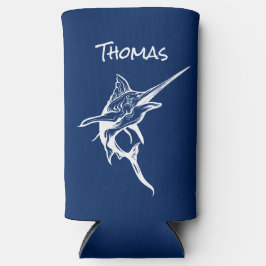 Salzwasser Schwertfisch Nautische Dosenkühler Selters Dosenkühler