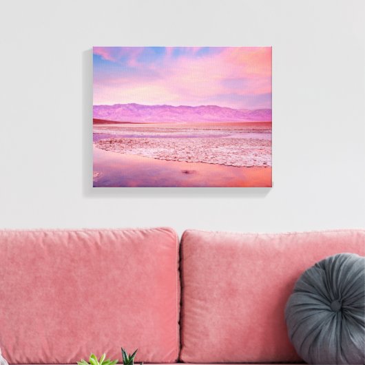 Salzwasser-Seetal Leinwanddruck (Insitu (Wohnzimmer))