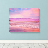 Salzwasser-Seetal Leinwanddruck (Insitu (Holzboden))