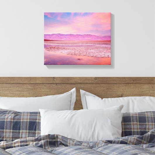 Salzwasser-Seetal Leinwanddruck (Insitu (Schlafzimmer))