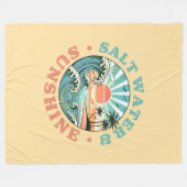 Salzwasser & Sonnenschein Fleece Blanket (Vorderseite (Horizontal))