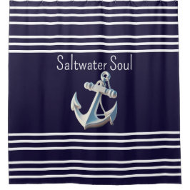 Salzwasser-Soul Duschvorhang