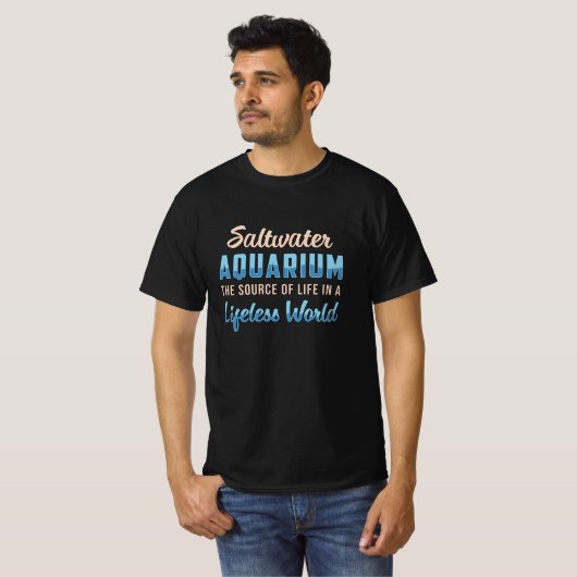 Salzwasseraquarium Weltkulturerbe der Unesco T-Shirt (Vorne ganz)