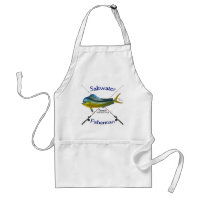 Salzwasserfischer Dorado Mahi Mahi Schürze