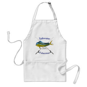 Salzwasserfischer Dorado Mahi Mahi Schürze
