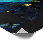 Salzwasserküste Poster (Ecke)