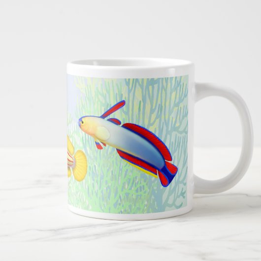 Salzwasserriff Goby Fish Jumbo Tasse (Rechts)