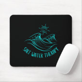 Salzwassertherapie Strand Lover Ocean Waves Sommer Mousepad (Mit Mouse)